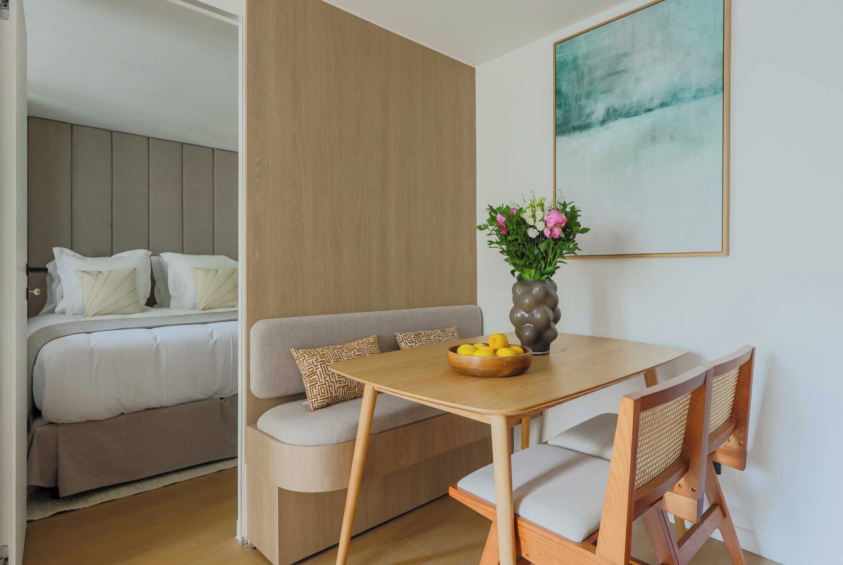 Lägenhet | 1 sovrum, arbetsyta för laptop, strykjärn/strykbräda och sängkläder