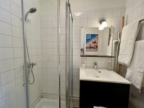 House | Bathroom | Hair dryer - Apartment in Le Mans Near Historic Center (Le Mans)