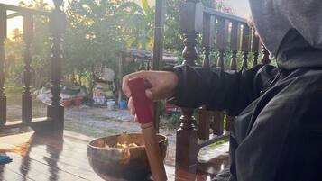 Àrea exterior de l'allotjament