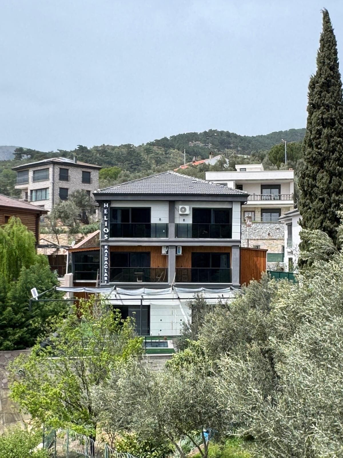 Façade de l’hébergement