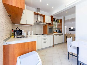 House | Private kitchen | Fridge, microwave, oven, stovetop - Serene Escape Near Zadar - 2 Bedroom Holiday Home (Policnik)