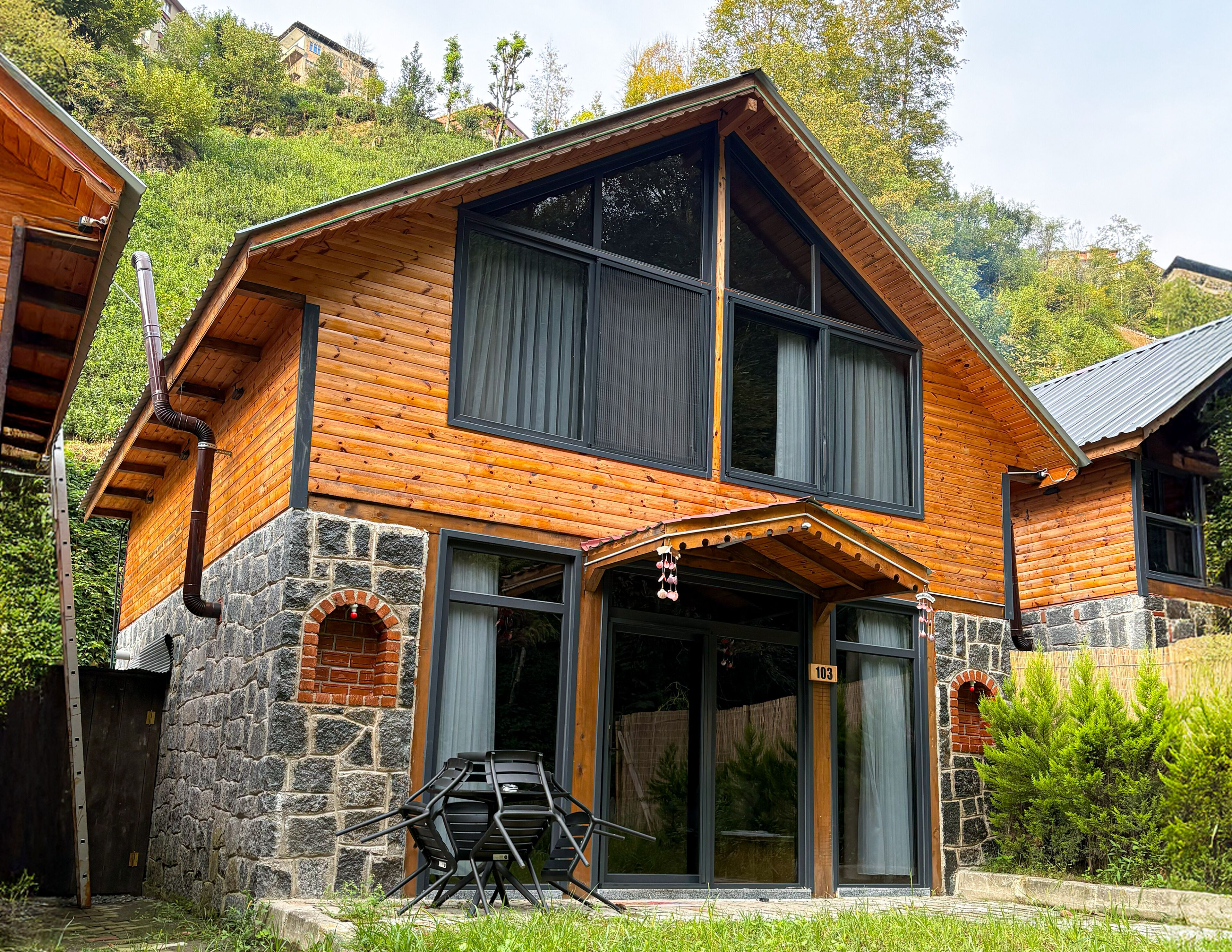 Familie bungalow, uitzicht op rivier | Exterieur