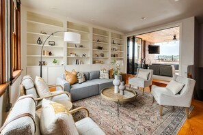 TV - Lux Penthouse | Hot Tub | Rooftop Patio | OTR (Cincinnati)