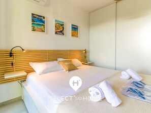 2 habitaciones, wifi gratis y ropa de cama 