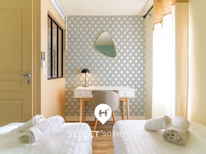 2 chambres, Wi-Fi gratuit, draps fournis