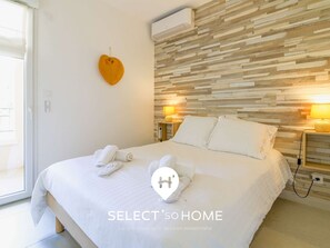 2 عدّة غرف نوم وواي فاي مجانًا وملاءات أسرّة