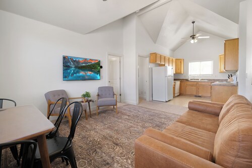 Kick back in this comfortable 2-bedroom casita with two king beds, full kitchen, TV, & Laundry unit
