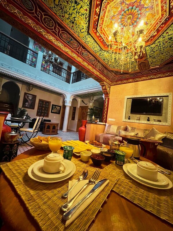 Free daily local cuisine breakfast