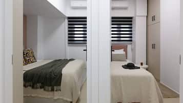 2 slaapkamers, een strijkplank/strijkijzer, gratis wifi, beddengoed