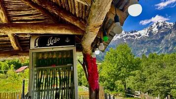 Overnatningsstedets facade