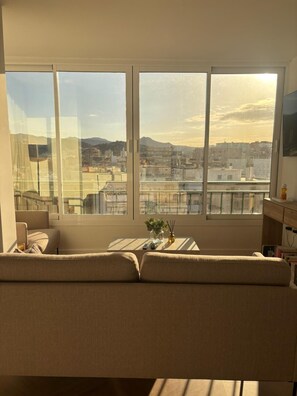 Living area - Watch the birds fly whilst working from home (Málaga)