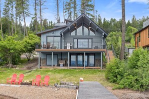 Exterior - Flathead Lake Cabin with Private Dock and Views (Somers)