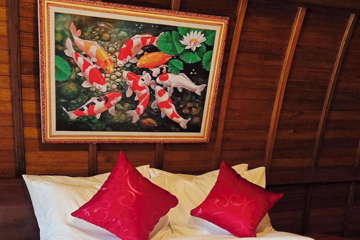 Superior Room, 1 Queen Bed, Terrace, Pool View | Egyptian cotton sheets, premium bedding, pillow-top beds, minibar