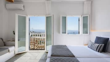 Estúdio superluxo, vista para o mar | Área de estar