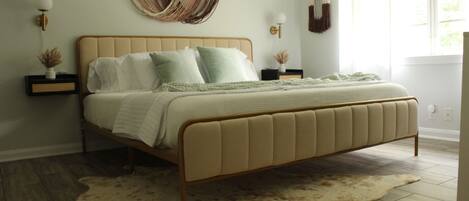 1 chambre, fer et planche à repasser, Wi-Fi, draps fournis