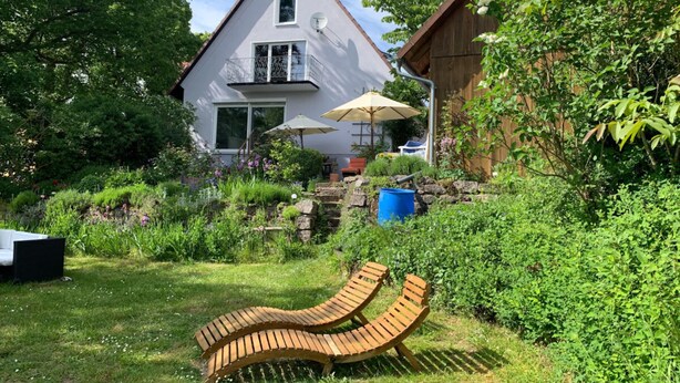 House | Property grounds - Villa Thea in the Rhon (Sandberg)