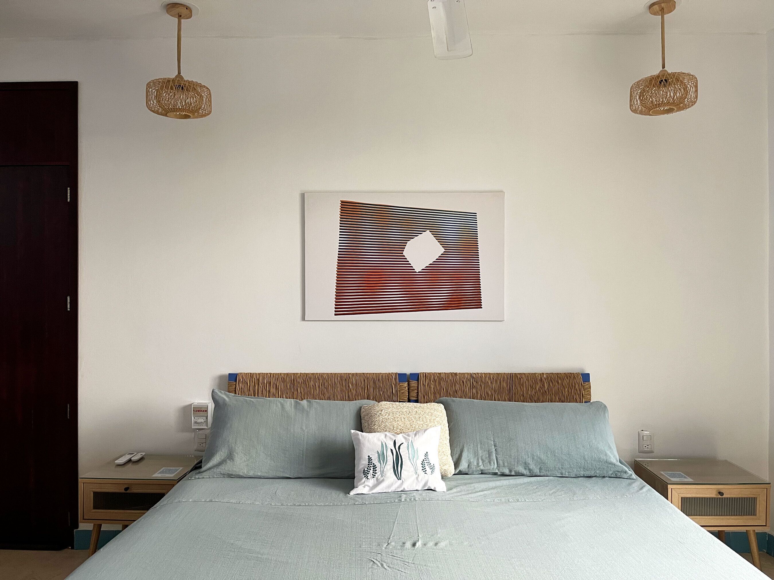 1 slaapkamer, een bureau, gratis wifi, beddengoed