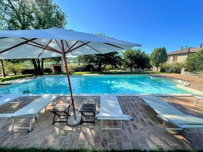 Villa, 5 Bedrooms, Smoking, Private Pool | Pool | Outdoor pool - Detached Villa With Games Room, Pool, and Panoramic Views in San Damiano (Todi)