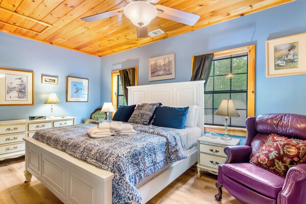 5 chambres, fer et planche à repasser, accès au Wi-Fi (inclus)