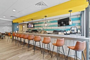 Bar (on property) - Studio @ Grande Cayman- sleeps 4, balcony, beach chairs, pool, lazy river, slide (Myrtle Beach)