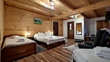 Blackout curtains, iron/ironing board, free WiFi