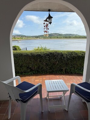 Terrace/patio - Benarth Lodge a charming unique hideaway in Conwy (Conwy)