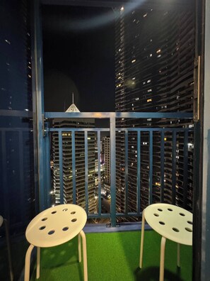 アパートメント 1 ベッドルーム シティビュー | バルコニー