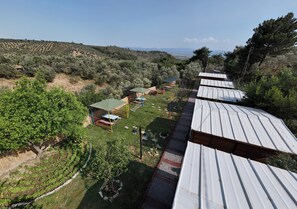 Family Bungalow, Patio, Mountain View | Terrace/patio - İda Tahtalıköy Bungalov (Edremit)