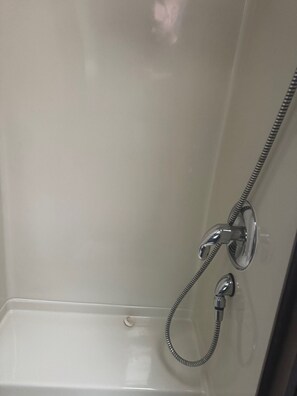 Towels, soap, shampoo, toilet paper