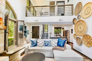 Smart-tv en een open haard