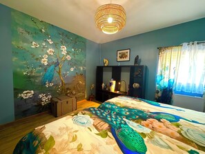 4 chambres, fer et planche à repasser, lit parapluie, Wi-Fi gratuit