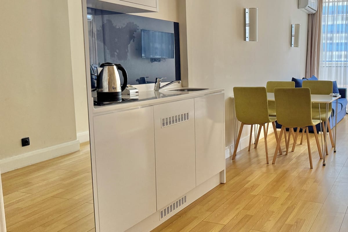 Comfort-Apartment | Bügeleisen/Bügelbrett, Bettwäsche, Rollstuhlgeeignet