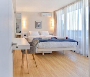 Comfort Apartment, Beach View 084 | Silitysrauta/-lauta, vuodevaatteet, pääsy pyörätuolilla