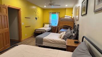 3 chambres, bureau, fer et planche à repasser, Wi-Fi gratuit