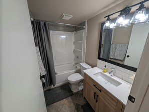 Towels, soap, toilet paper