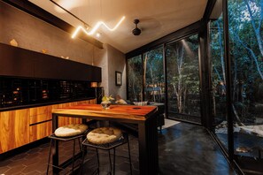 Bungalow, 1 Schlafzimmer, Gartenblick | Eigene Küche | Kühlschrank, Herdplatte, Grillplatte, Kochgeschirr/Geschirr/Besteck
