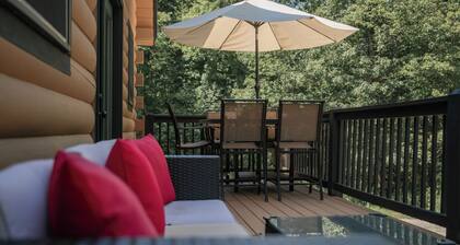 Stone Beach Access | Cabin with a Fire Pit Glow