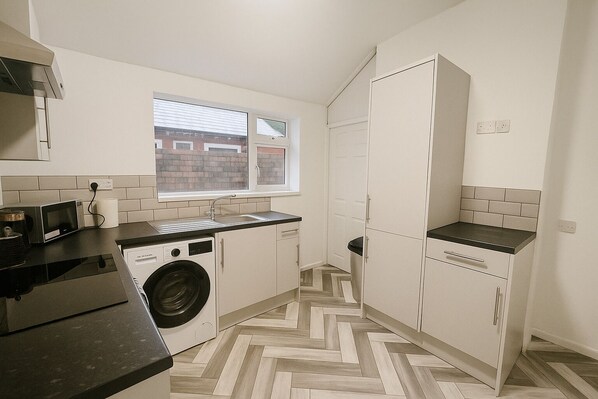 Microwave, oven, stovetop