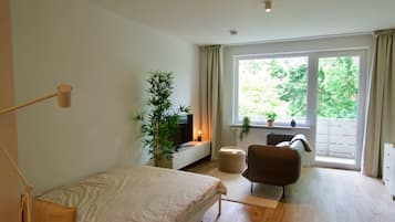 1 bedroom, iron/ironing board, bed sheets