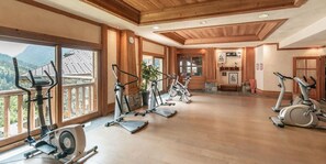 Fitness facility - Fitness, swimming pool, sauna, hammam, balcony, parking, tv, 58m², Champagny-en-Vanoise (Champagny-en-Vanoise)
