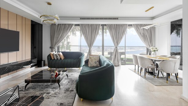 Living area - 2beroom Apartments in Eko Atlantic City (Lagos)
