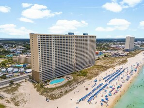 Exterior - Beach Chairs*Views*Beachfront*King Bed*3 Pools (Panama City Beach)