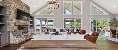 Smart TV, fireplace, offices