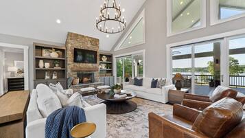 Smart TV, fireplace, offices