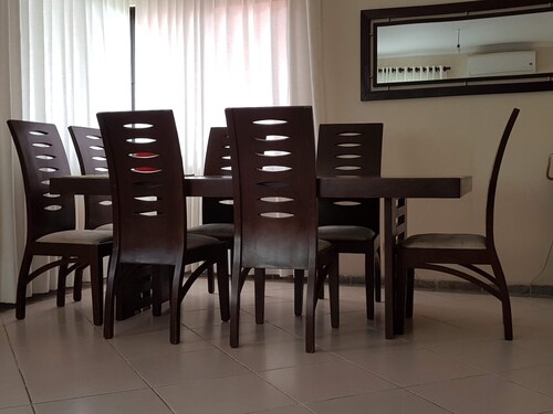 Warm house, away from the noise of the city.