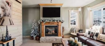 Boyne Mtn Views! 2BR w/ Patio & Fire Pit Access