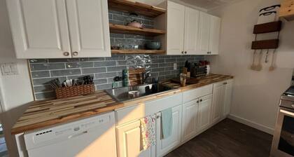 Minutes to downtown, right on the lake. Pet friendly home, sleeps 10 with views!