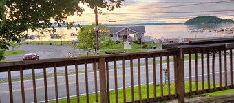 Minutes to downtown, right on the lake. Pet friendly home, sleeps 10 with views!