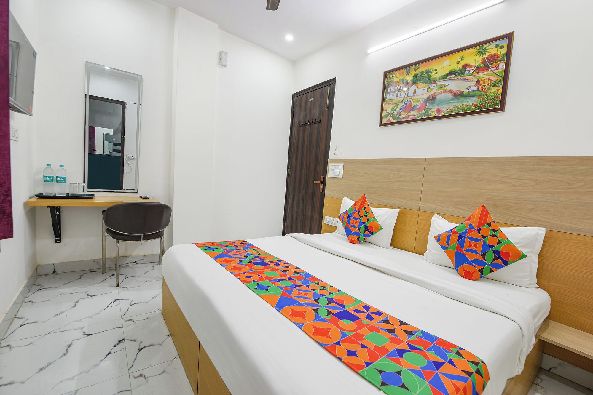 埃及棉床單、高級寢具、客房內保險箱、免費無線上網