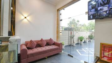 Sala de estar en el lobby